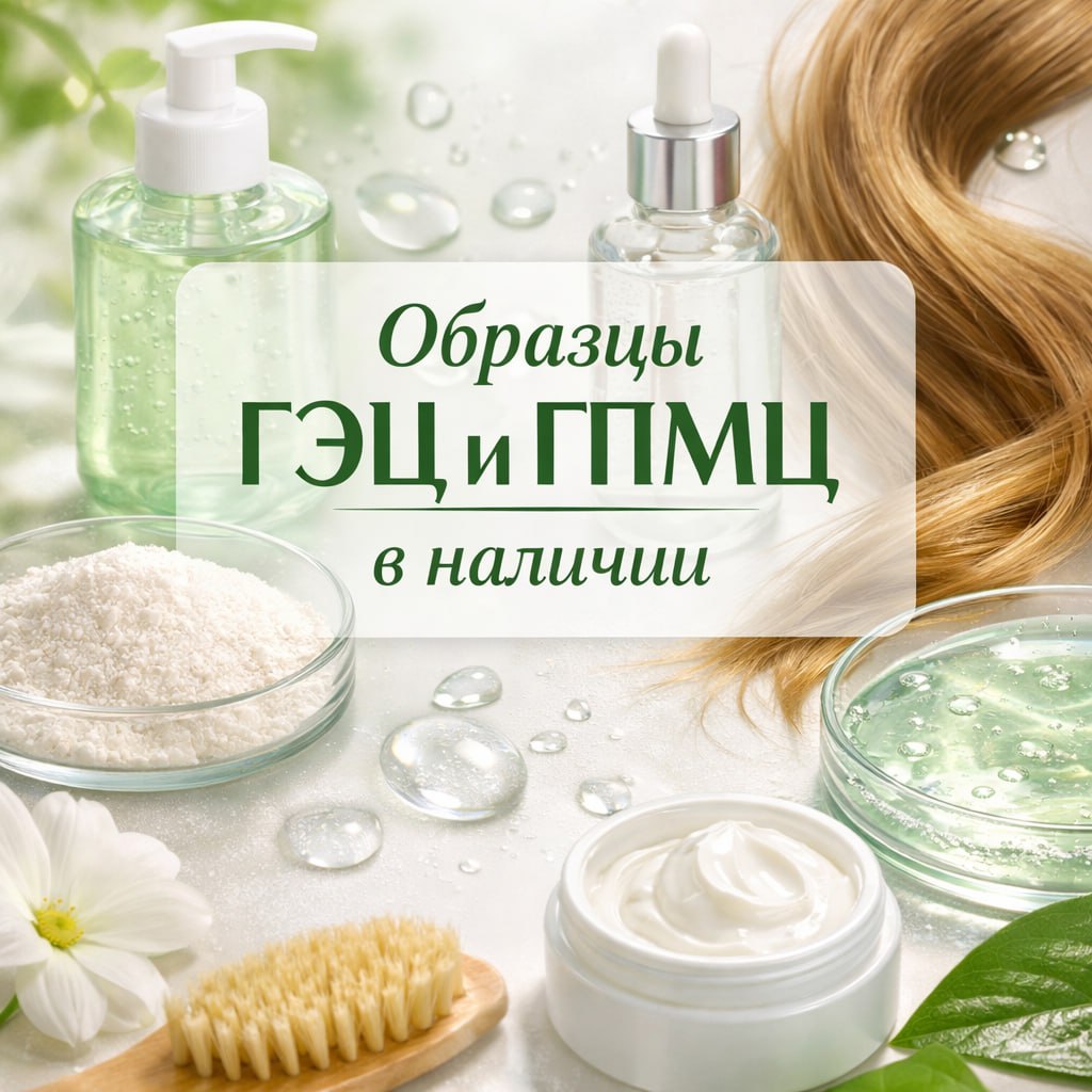  Образцы ГЭЦ и ГПМЦ в наличии на складе.